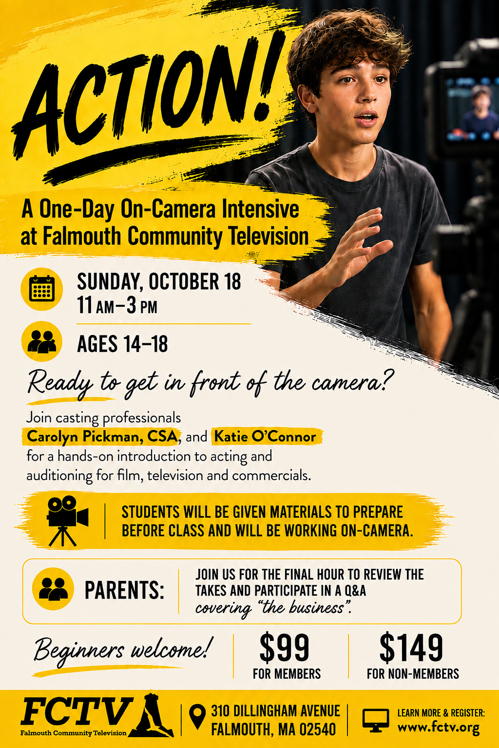 Teen Intensive Flyer